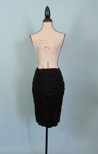 Größe: M Calvin Klein Rock schwarz knielang reicher Stil dehnbar Damen - Bild 1 von 11