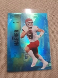 2022 Skybox Metal Universe Champions Aqua Jake Haener #81 Saints Fresno State - Bild 1 von 2