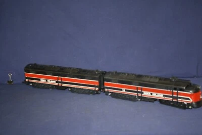 Par Marx 99/99X Rock Island E-7 A-B Powered and Dummy Loco Foto 1 de 4