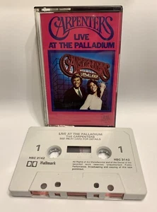Carpenters Live At The Palladium Cassette Tape HSC3142 VGC! - Picture 1 of 9