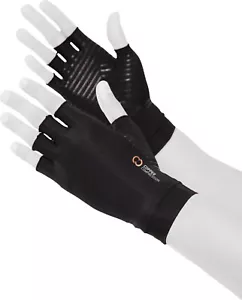 Copper Compression - Copper Infused Arthritis Half Finger Gloves - Large/XL - Picture 1 of 3