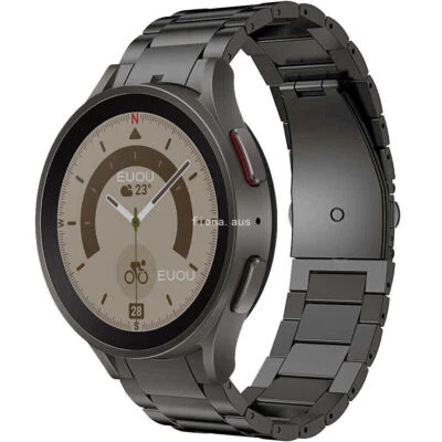 Pulseira de metal titânio para Samsung Galaxy Watch 7 6 5 4 40 44mmClassic 43 47mm - Imagem 1 de 4