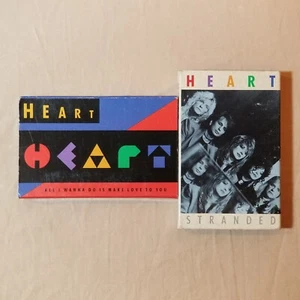 HEART Lot Cassingle Cassette Single Ann Nancy Wilson STRANDED & NOT CD 12" Vinyl - Foto 1 di 8