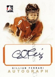 2007-08 ITG O Canada Auto #AGF Gillian Ferrari