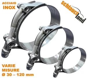 SCHLAUCHSCHELLE STAHL W4 Edelstahl Schlauchschraube V2A - Bild 1 von 18