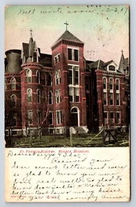 Postcard St. Francis Academy,  Nevada, Missouri c1907 - Picture 1 of 2