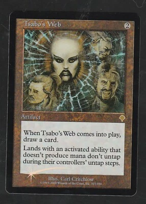Magic the Gathering TSABO'S WEB #317/350 Invasion Foil Rare Artifact 2000 M - Image 1 of 2