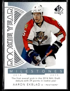 2017-18 SP Authentic Rookie Year Milestones Aaron Ekblad #RYM-AE H4R4I - Picture 1 of 2