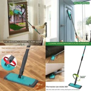 Mop per pavimenti Spray rotante a 360 ° in microfibra per la pulizia della casa