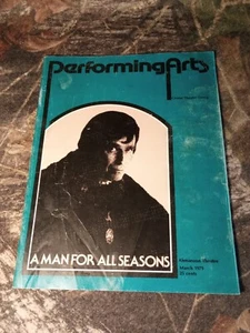 PERFORMING ARTS MARCH 1979  CA AHMANSON CHARLTON HESTON MAN FOR ALL  SEASONS  - Picture 1 of 6