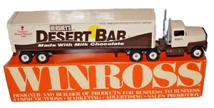 1991 SAMMLERSTÜCK WINROSS MIT OVP HERSHEY’S DESERT BAR TRAKTOR ANHÄNGER - Bild 1 von 6