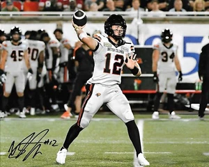 Nathan Rourke Signed 8x10 Photo BC Lions Autographed COA B - Picture 1 of 1