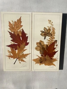 Pair Vintage Dried Florals Country Girl Creations in Canada - Picture 1 of 3
