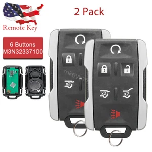 2 For 2015 2016 2017 2018 2019 2020 Chevy Suburban Tahoe Remote Control Key Fob - Imagen 1 de 6