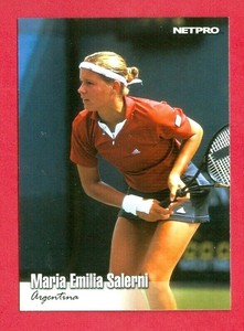 2003 NETPRO (TENNIS) Maria Emilia Salerni ARGENTINA ROOKIE/RC CARD #85