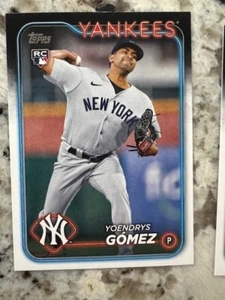 2024 TOPPS ROOKIE CARD NEW YORK YANKEES YOENDRYS GOMEZ #615 - Picture 1 of 1