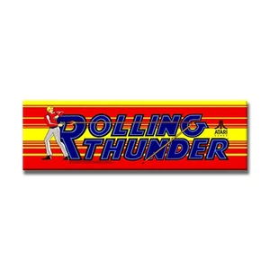 Carpa arcade Rolling Thunder Premium para restauración letrero retroiluminado - Imagen 1 de 1