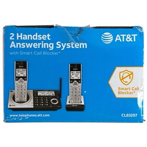 AT&T CL83207 DECT 6.0 Expandable Cordless Phone 2 Handsets (OPEN BOX) - Picture 1 of 4