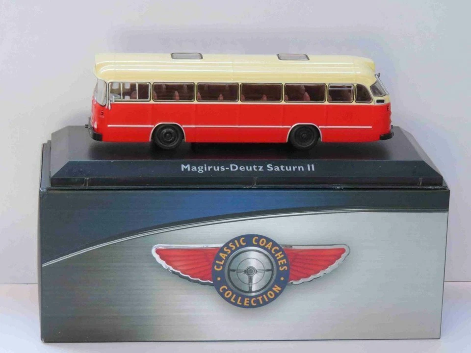 Magirus-Deutz Saturn II, MODELO AUTOCAR, AUTOBÚS, 1:76, ATLAS, IXO. Foto 1 de 1
