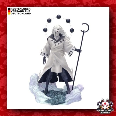 HANDSOME HOBBIES Naruto Shippuden Anime Figur - Uchiha Madara - Jinchuriki Form - 28cm