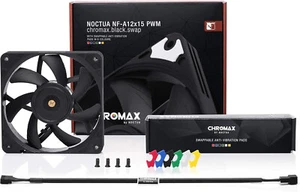 Noctua NF-A12x15 PWM chromax.black.swap fan - 120mm - Afbeelding 1 van 1