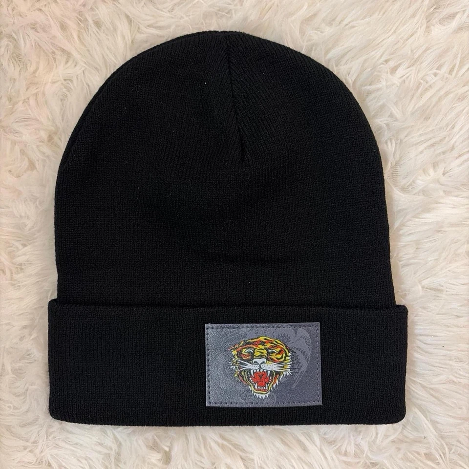 Ed Hardy 'Love Kills Slowly' Black Beanie Unisex One Size - Image 1 of 1