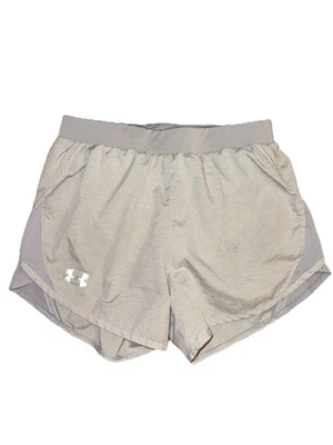 Pantalones cortos deportivos Under Armour HeatGear para mujer XS gris plateado Foto 1 de 3