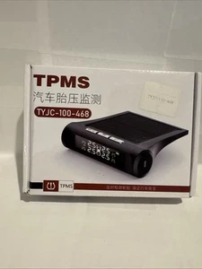LCD Digital Display Car TPMS Tire Temp Pressure Monitor System 4 External Sensor - Picture 1 of 2