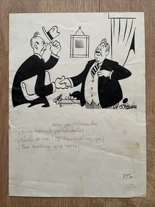 IBEMRONEDA| Dibujo. Viñeta Miranda para periódico Ideal Granada. Original - Imagen 1 de 2