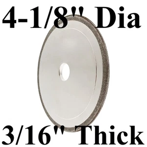4-1/8" Dia X 3/16" Thick CBN Chainsaw Grinding Wheel for 3/8" and .404 Pitch - Picture 1 of 6
