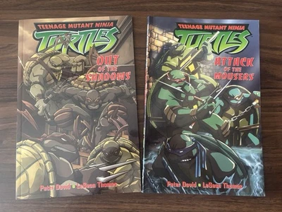 RARE TMNT Out of the Shadows & Attack Of The Mousers TPB Graphic Novel Titan - Image 1 of 4