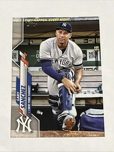 2020 Topps Series 1 #46 GARY SANCHEZ Photo Variation SP - NEW YORK YANKEES - Picture 1 of 2