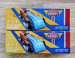 Lote De 2 Oficiales Boy Scouts of America Pinewood Derby Race Car Kit #17006 NUEVO - Imagen 1 de 5