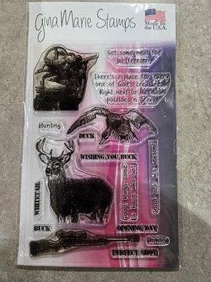 Набор марок ОХОТА Джина Мари - Изображение 1 из 2