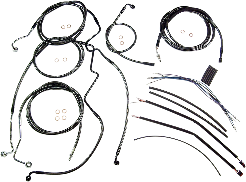 Kits de instalación de manillar Magnum Designer Black Pearl 15"-17" Ape 487342 Foto 1 de 1