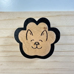 Cherry Cabinet Knob – Wooden Dog Drawer Pull for Kids’ Room or Pet Theme - Picture 1 of 9