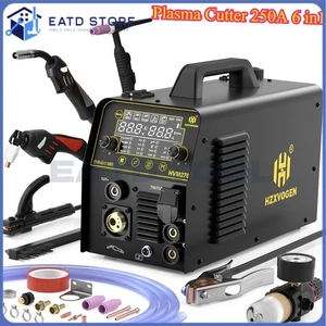 Soldadora MIG CUT TIG MMA 220V máquina de soldadura sin gas cortadora de plasma 250A 6 en 1 - Imagen 1 de 6