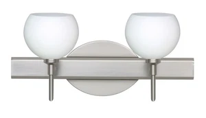 Besa Lighting 2SW-565807-LED-SN Palla 5 Bathroom Vanity Light Satin Nickel - Picture 1 of 1