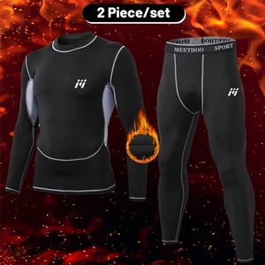Herren Winter Thermowäsche Set Unterhose Ski Unterhemd Thermo Unterwäsche Warm - Bild 1 von 10