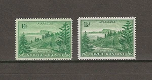 NORFOLK ISLAND 1947/59 SG 3a MNH - Picture 1 of 1