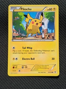 Carte Pokemon commune Pikachu 20/108 Ciel rugissant PRESQUE COMME NEUVE NM - Photo 1/2