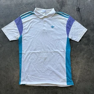 Camisa Polo Tenis Adidas Ivan Lendl De Colección Para Hombre Mediana Años 80 Adidas - Imagen 1 de 8