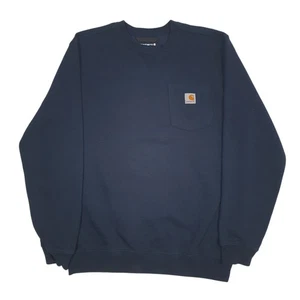 CARHARTT Crewneck Cotton Blend Jumper Sweatshirt Mens M - Picture 1 of 6