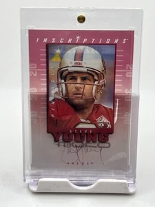 1997 Pinnacle Inscriptions Steve Young Auto 397/1900 49ers HOF  - Bild 1 von 5