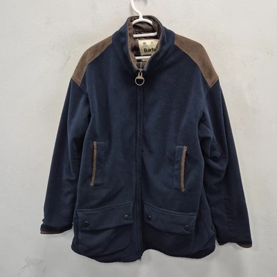 Barbour Glendale Waterproof Breathable Country Fleece Navy Coat Jacket Size XL - Image 1 of 4