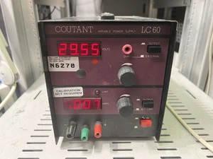 Coutant DC Power Supply Linear 29.5V 2A LC60 Tested - Picture 1 of 2