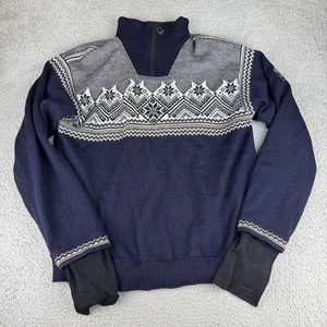 Dale of Norway Polarwind Ski Sweater with Inner Shell- Men's XL in  Black & Blue - Picture 1 of 7