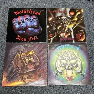 4 LP Lot Motorhead Original Pressings Iron Fist Bomber Overkill Orgasmatron EX - Picture 1 of 15