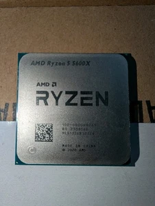 AMD Ryzen 5 5600x 3,70 GHz 6 cœurs 100-000000065 12 threads AM4 + ventilateur/dissipateur thermique - Photo 1/3