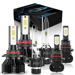 For Lexus GS350 2007-2011 6x LED/HID Headlight Kit High&Low Beam Fog Light Bulbs - Bild 1 von 24